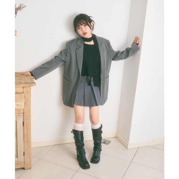 マフラー付き ボートネック カットソー | Ada. | 詳細画像55