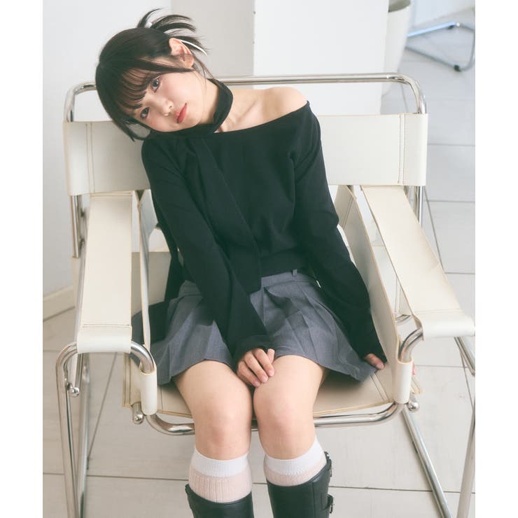 【Set up 対応】ウェーブライン プリーツ ミニスカート インパン裏地付き | Ada. | 詳細画像4 