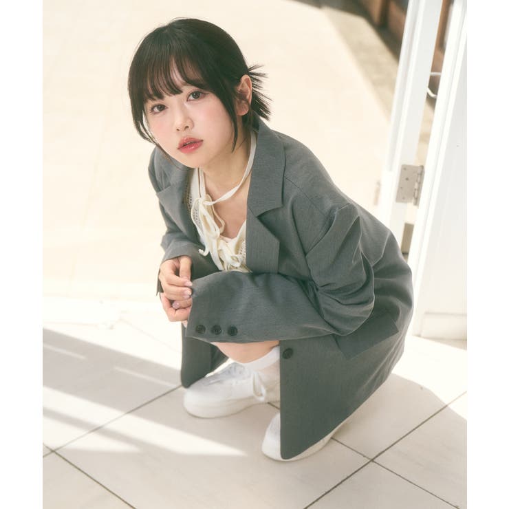 商品画像：MinoriTY 【送料無料】 テーラードジャケット オーバーサイズ 4