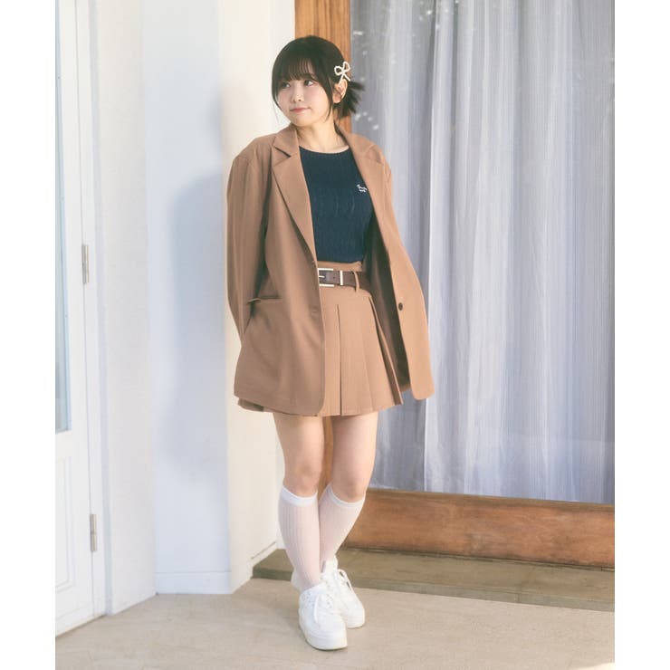 AP STUDIOリブニットケープ♡ IENA plageドゥーズィーエムクラス ADAM ET ROPÉ FEMME(アダム エ ロペ ファム) / 【再入荷