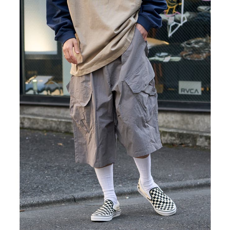 テック素材 カーゴ ハーフパンツ[品番：ORGW0008626]｜Ada.（エイダ