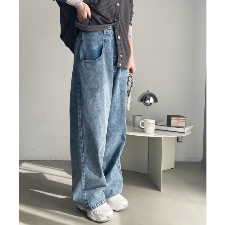 HYS LOGO刺繍 ストレートデニムパンツ|HYSTERIC GLAMOUR WOMEN