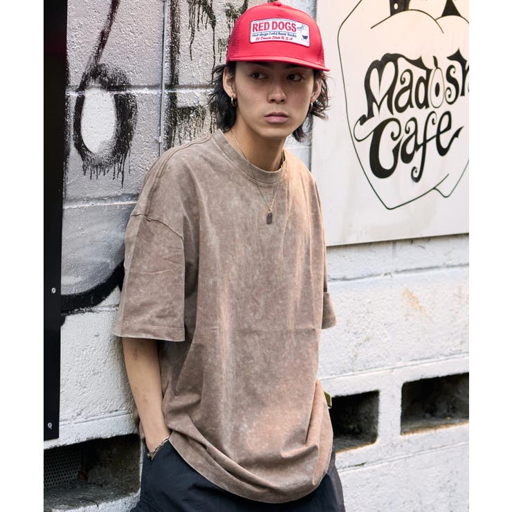 ヴィンテージ風 シンプル 半袖Tシャツ[品番：ORGW0008705
