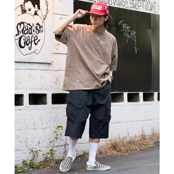 ヴィンテージ風 シンプル 半袖Tシャツ[品番：ORGW0008705