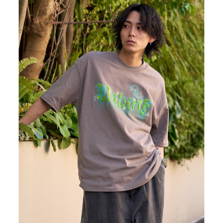 サガラ刺繍 モフモフ ネイチャープリント 半袖Ｔシャツ[品番：ORGW0008706]｜Good  Riddance（グッドリダンス）のメンズファッション通販｜SHOPLIST（ショップリスト）