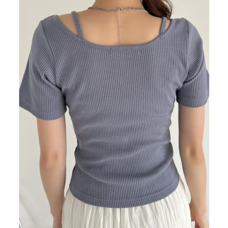 d.i.a/レイヤード風トップス Sov. / レイヤード風タンクトップ(SALE) TOPS Night STORE