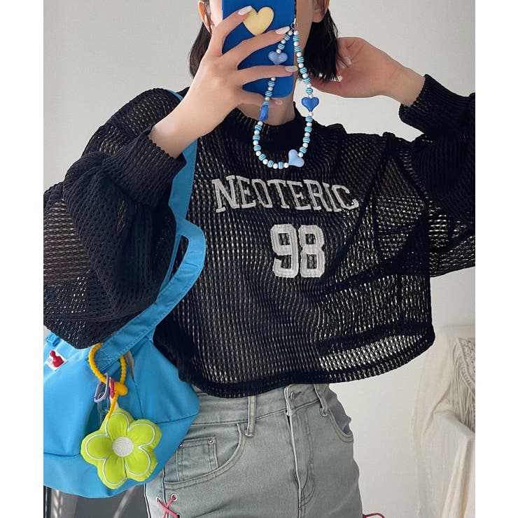 ナンバリングメッシュトップス | WHO'S WHO gallery(フーズフー
