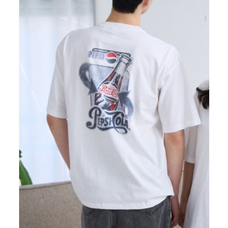 【DISCUS×PEPSI】バックプリント ルーズ 半袖T | Ada. | 詳細画像2 