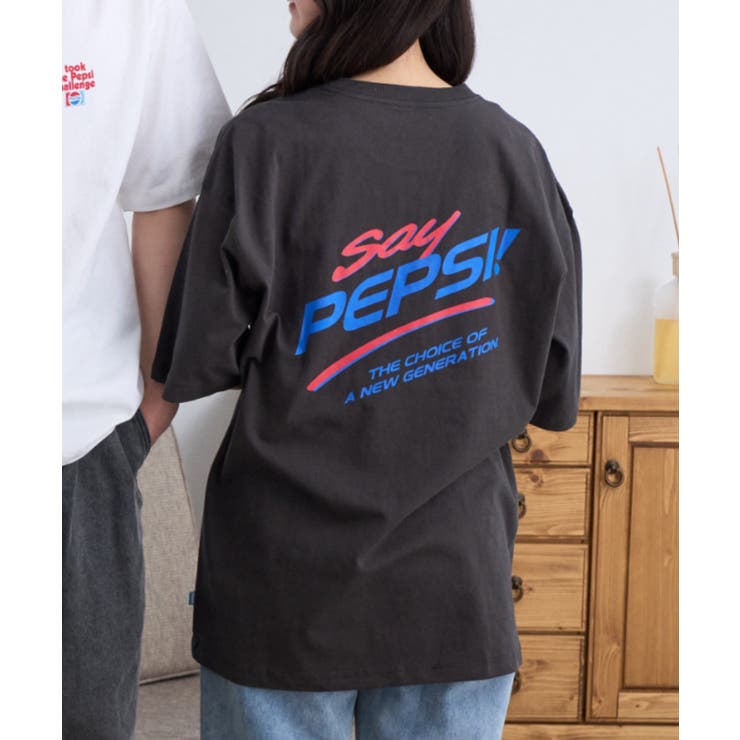 【DISCUS×PEPSI】バックプリント ルーズ 半袖T | Ada. | 詳細画像5 