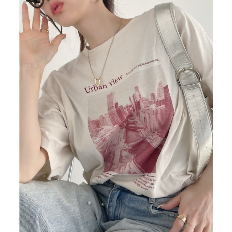 カラーフォトプリント ビッグTシャツ | Ada. | 詳細画像13 