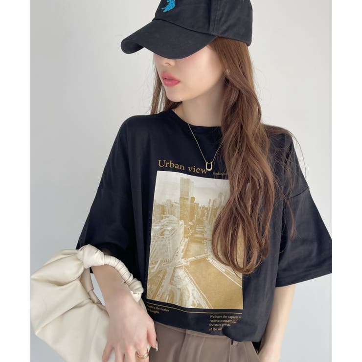 カラーフォトプリント ビッグTシャツ | Ada. | 詳細画像14 