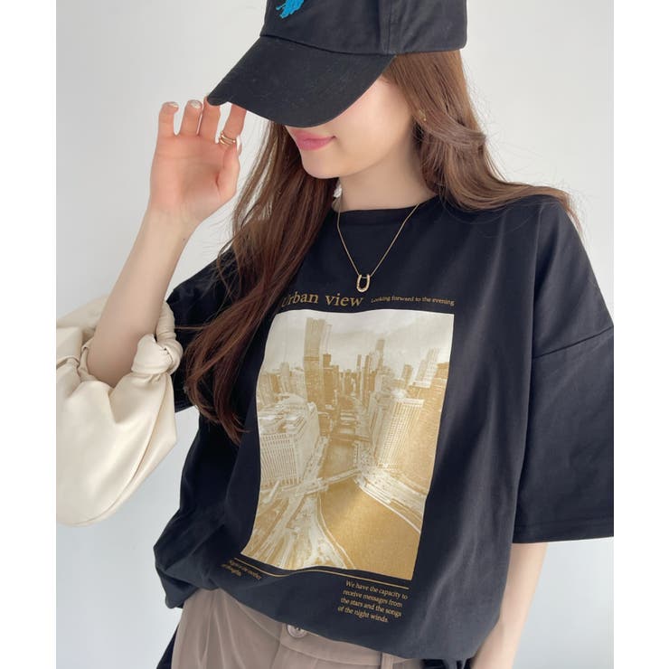 カラーフォトプリント ビッグTシャツ | Ada. | 詳細画像15 