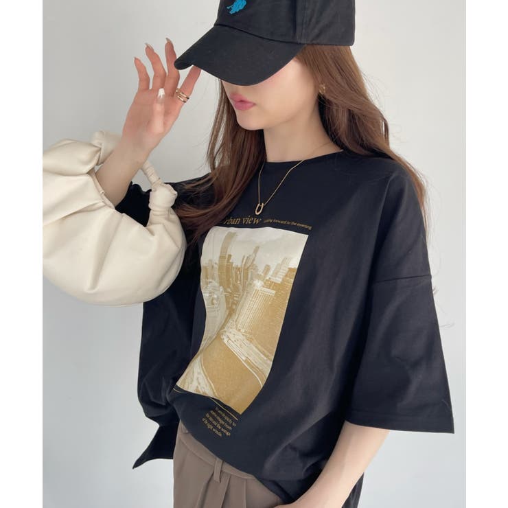 カラーフォトプリント ビッグTシャツ | Ada. | 詳細画像16 