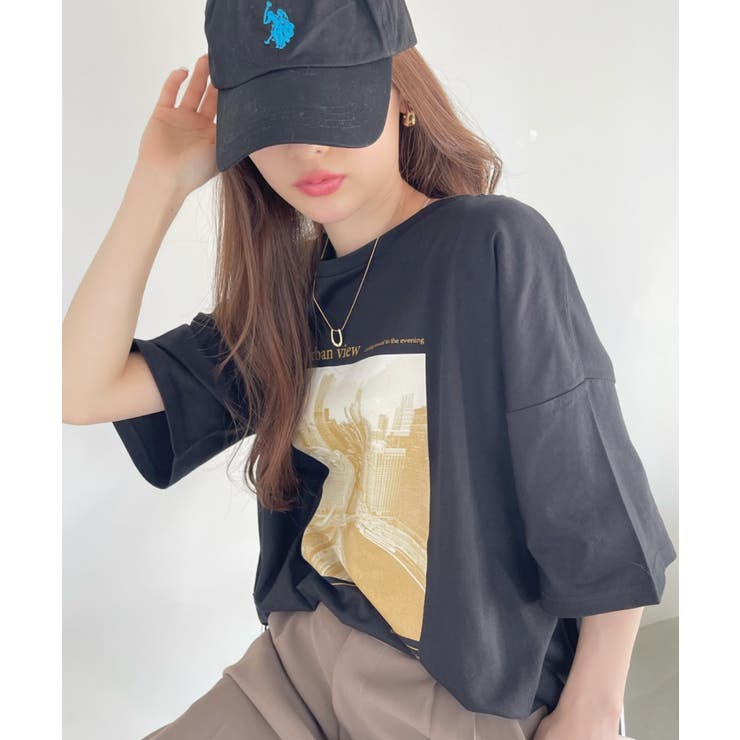カラーフォトプリント ビッグTシャツ | Ada. | 詳細画像18 