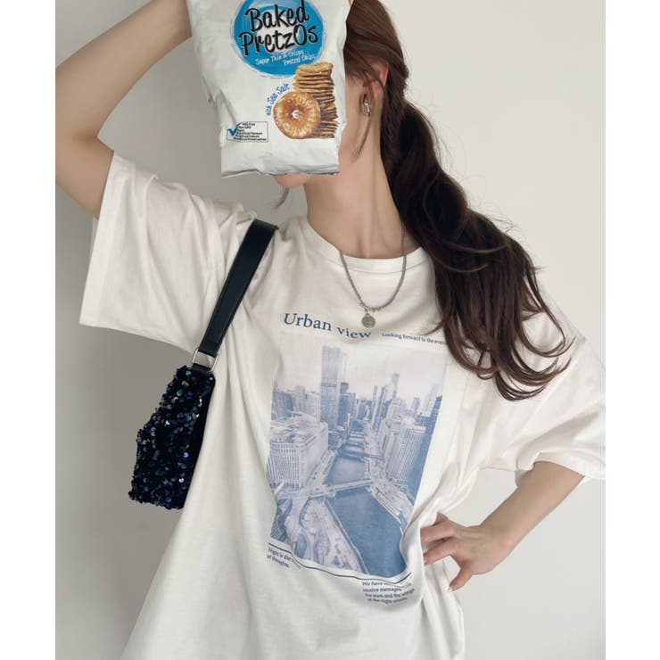 カラーフォトプリント ビッグTシャツ | Ada. | 詳細画像2 