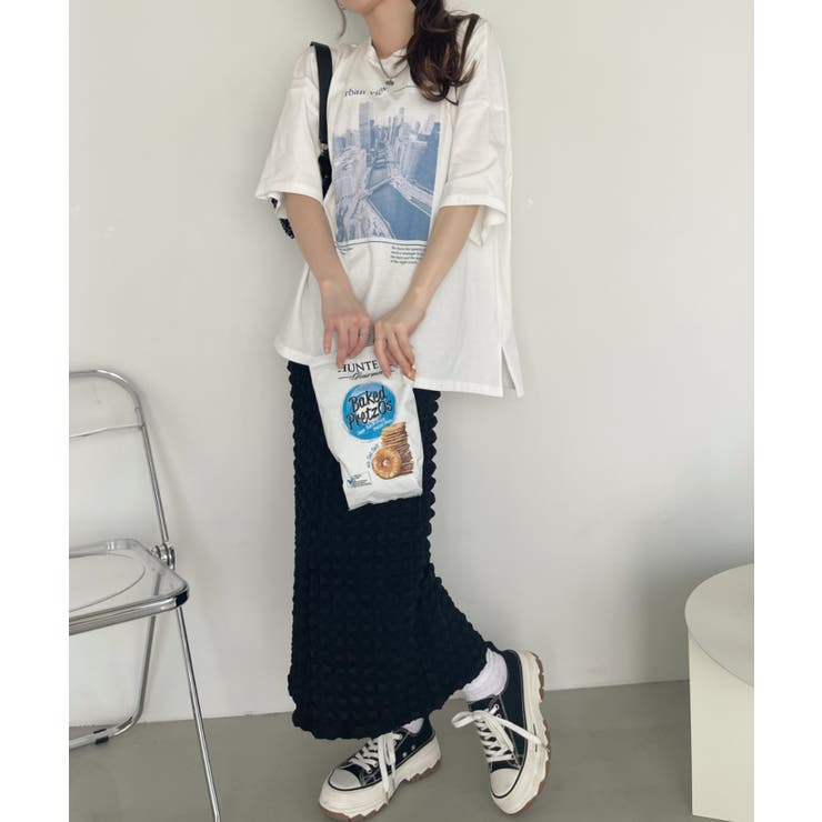 カラーフォトプリント ビッグTシャツ | Ada. | 詳細画像4 