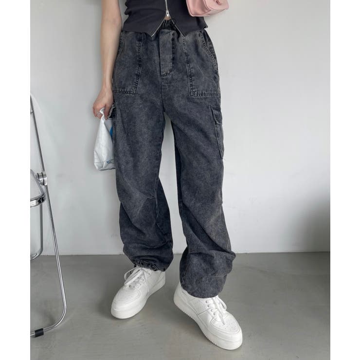 スピンドルストッパー付きベイカーカーゴパンツ[品番 スピンドルストッパー付きベイカーカーゴパンツ[品番