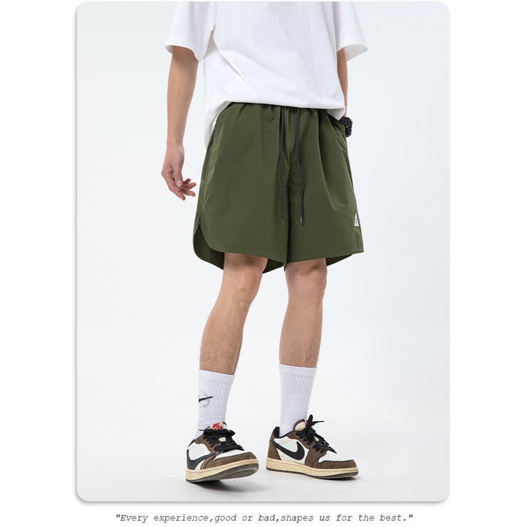 最新エルメス ナイロンライク ワンポイントロゴ ハーフパンツ[品番 トップス