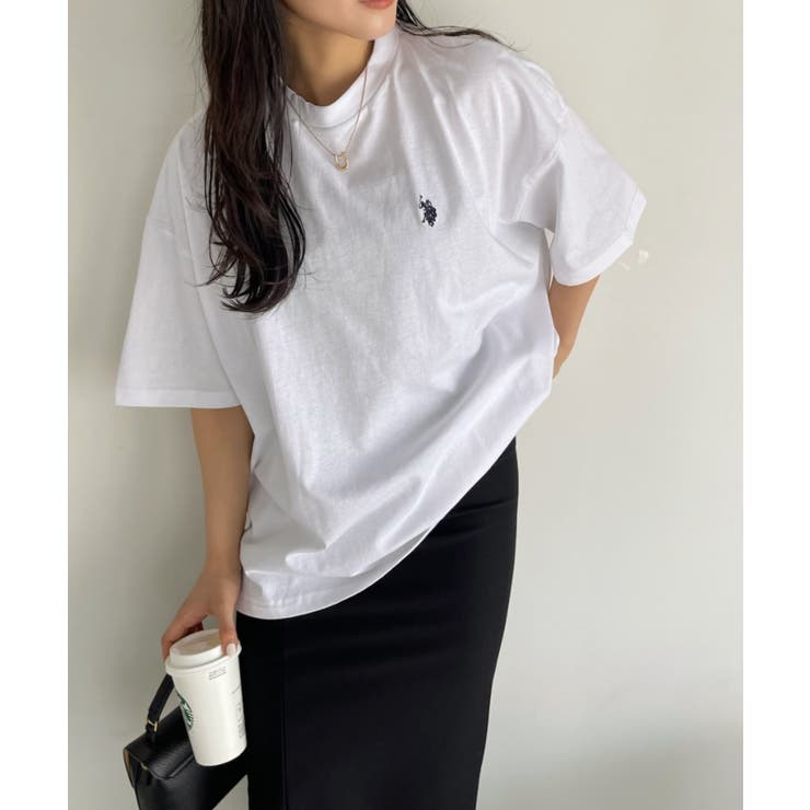 U.S. POLO ASSN. ワンポイント刺繍 オーバーサイズ ビッグT | Ada. | 詳細画像14 