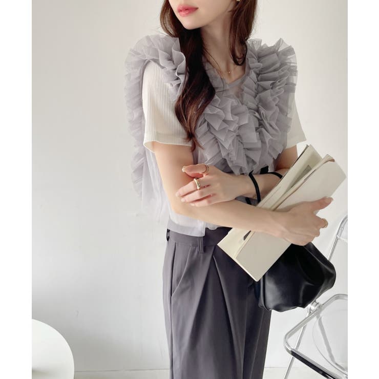 roughlow フリルベスト roughlow フリルベスト roughlow フリルベスト