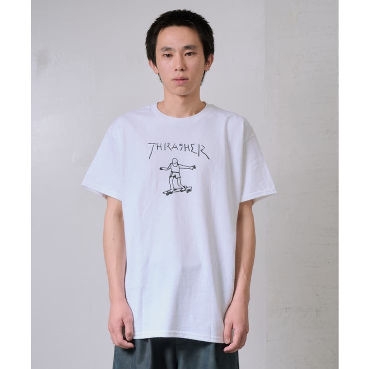 THRASHER/スラッシャー GONZ LOGO Tシャツ USAモデル[品番