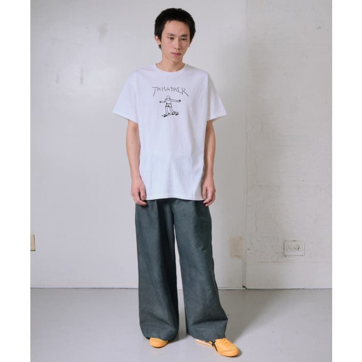 THRASHER/スラッシャー GONZ LOGO Tシャツ USAモデル[品番