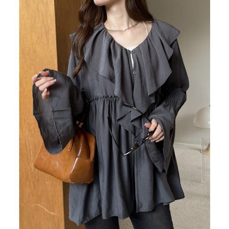 ラッフル カラー ミドル丈 | Eclat one | 詳細画像15 