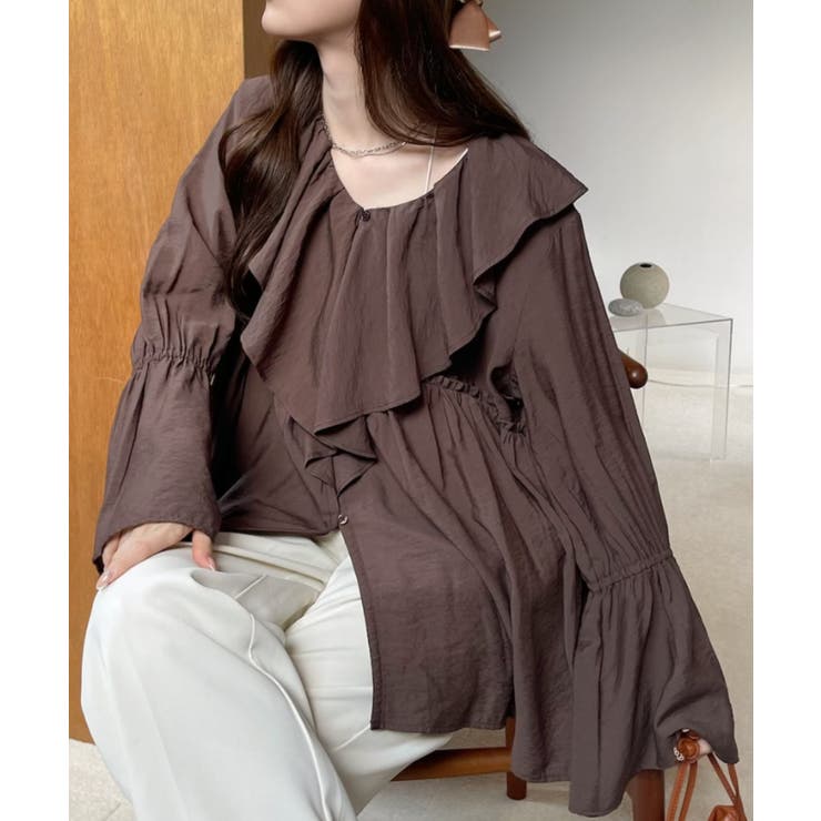 ラッフル カラー ミドル丈 | Eclat one | 詳細画像16 