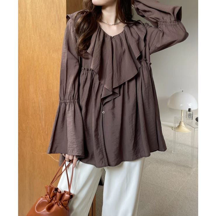 ラッフル カラー ミドル丈 | Eclat one | 詳細画像17 