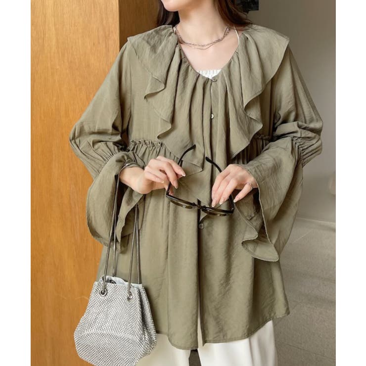 ラッフル カラー ミドル丈 | Eclat one | 詳細画像28 