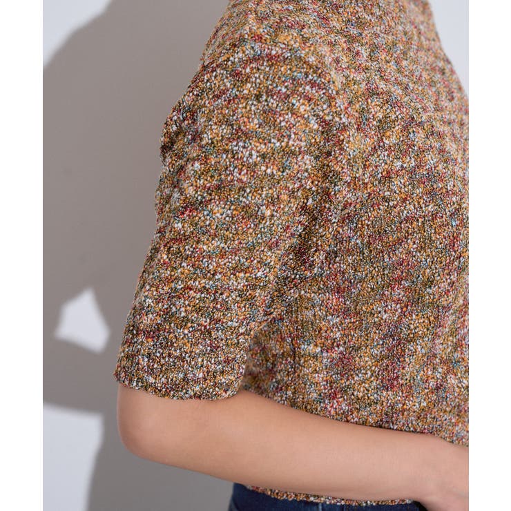 AD2011コムデギャルソン アシンメトリー 変形ニット 水玉ラメ ポリエステル COMME des GARCONS - tricot COMME des GARCONSトリコ