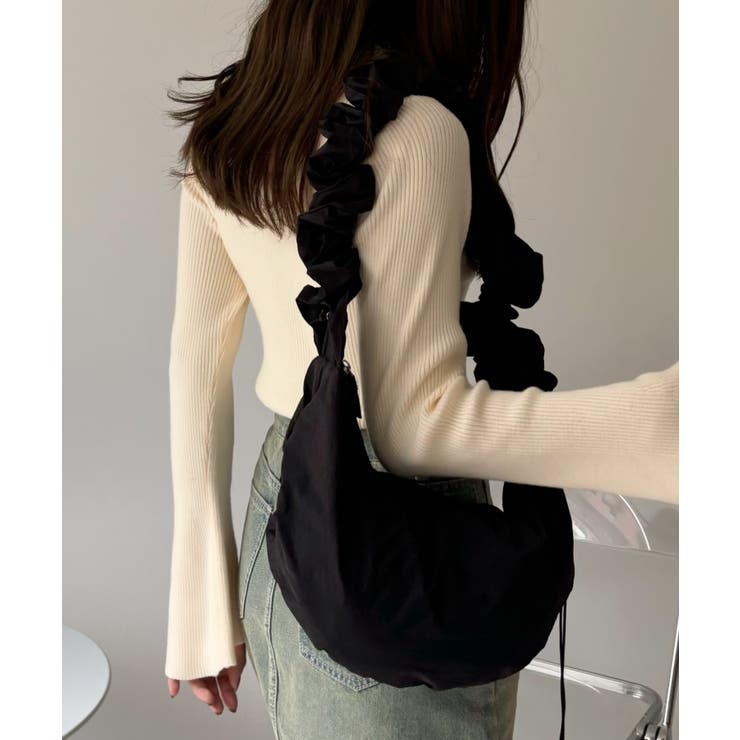 最大10%OFFクーポン 2WAY バッグ[品番：ORGW0008949]｜Ada ショルダー フリル バッグ