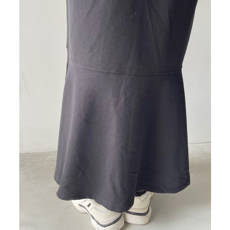 【Eclat one】 2WAY ボートネック 裏毛 マーメイド ワンピース | Eclat one | 詳細画像26 