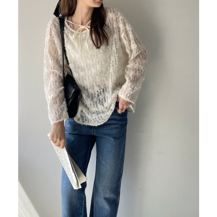 【Eclat one】 チュール フリル 前後2WAY トップス | Eclat one | 詳細画像6 