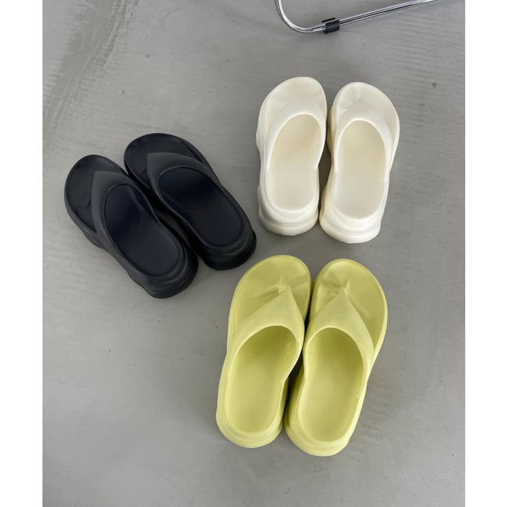 もちもちソール トング 厚底 サンダル[品番：ORGW0008958]｜Ada