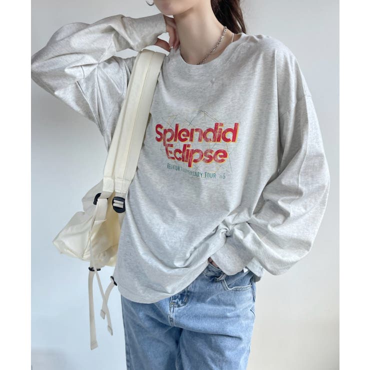 フェスデザイン ヴィンテージライク 長袖 Tシャツ | Ada. | 詳細画像12 