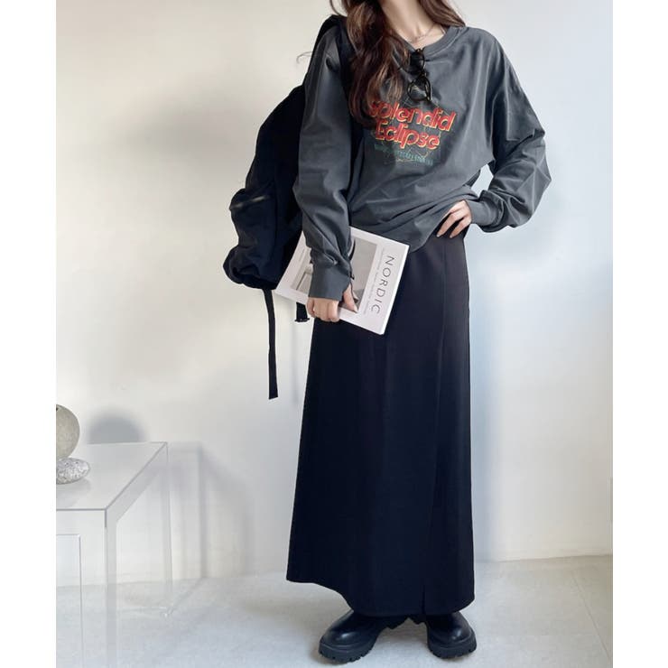 フェスデザイン ヴィンテージライク 長袖 Tシャツ | Ada. | 詳細画像19 