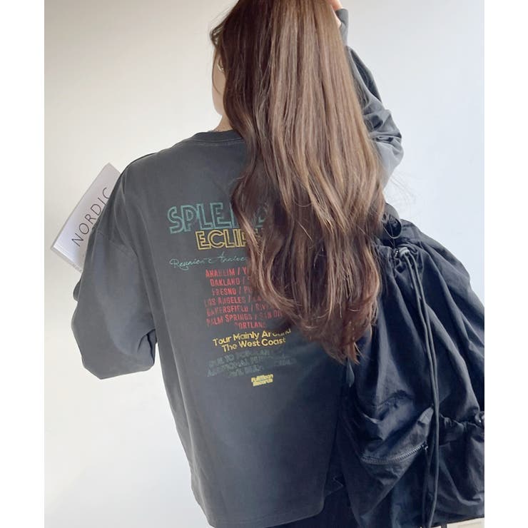 フェスデザイン ヴィンテージライク 長袖 Tシャツ | Ada. | 詳細画像21 