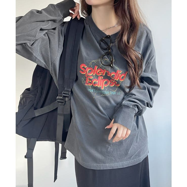 フェスデザイン ヴィンテージライク 長袖 Tシャツ | Ada. | 詳細画像23 