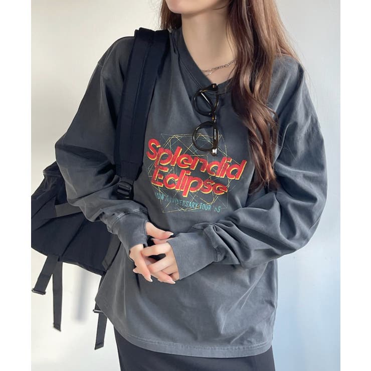 フェスデザイン ヴィンテージライク 長袖 Tシャツ | Ada. | 詳細画像24 