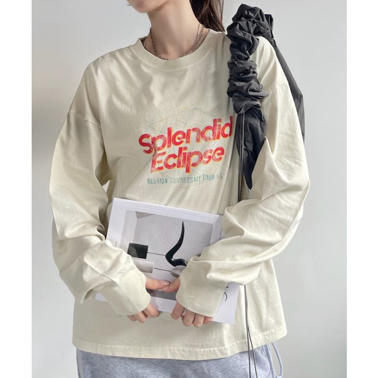 フェスデザイン ヴィンテージライク 長袖 Tシャツ | Ada. | 詳細画像6 