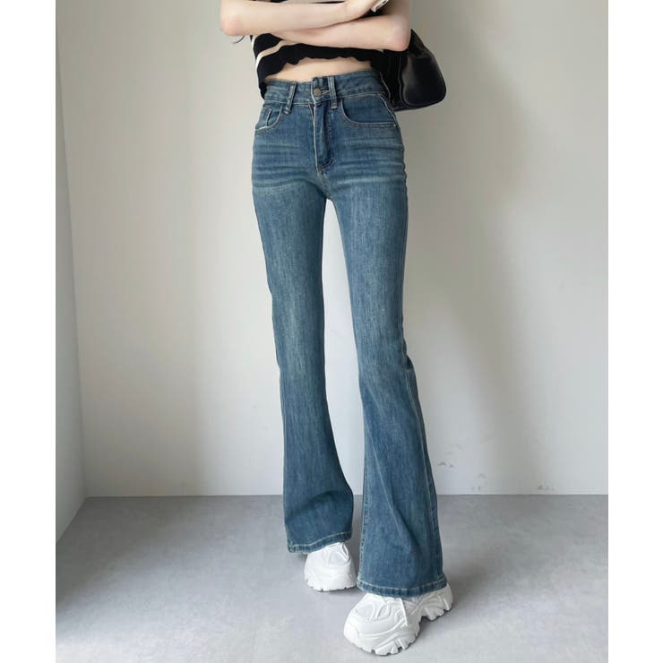 LEINWÄNDE ブーツカット フレアスリットデニム 楽天市場】スリット デニム パンツ（スタイル（パンツ）ブーツ