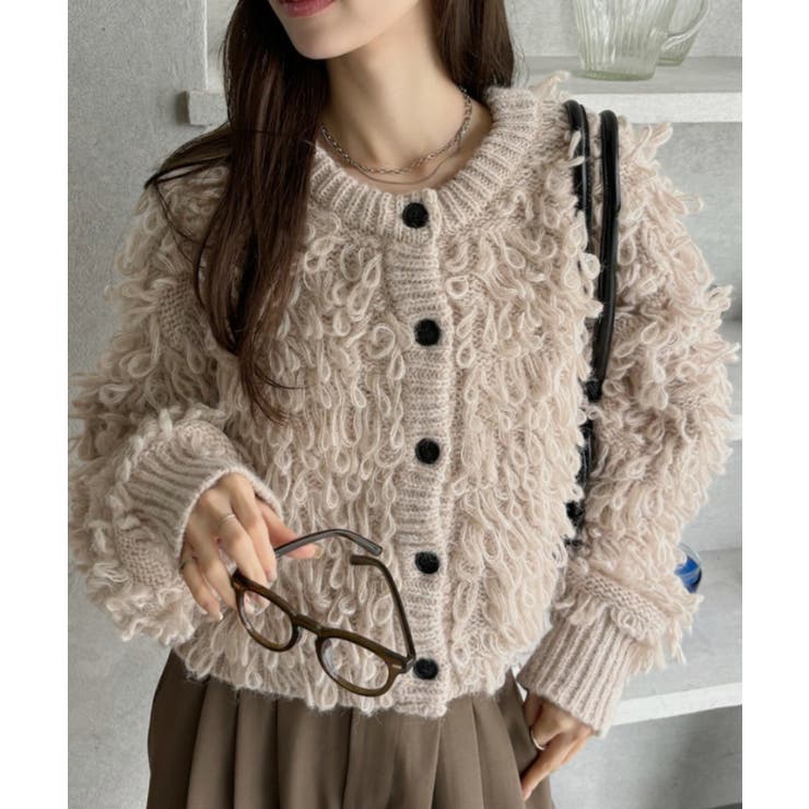 【Eclat one】ループ編み 2WAYニットカーディガン | Eclat one | 詳細画像14 