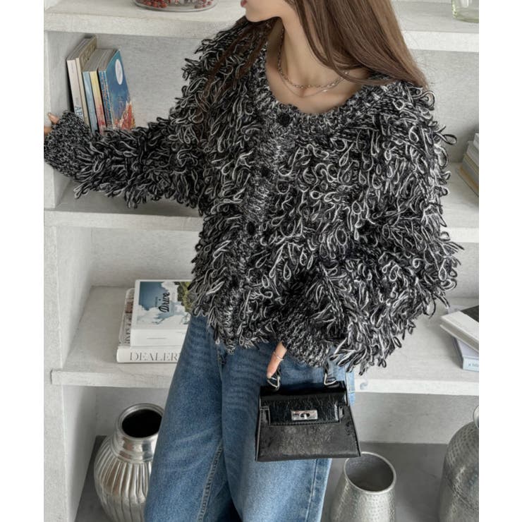 【Eclat one】ループ編み 2WAYニットカーディガン | Eclat one | 詳細画像18 