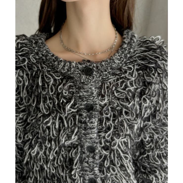 【Eclat one】ループ編み 2WAYニットカーディガン | Eclat one | 詳細画像21 