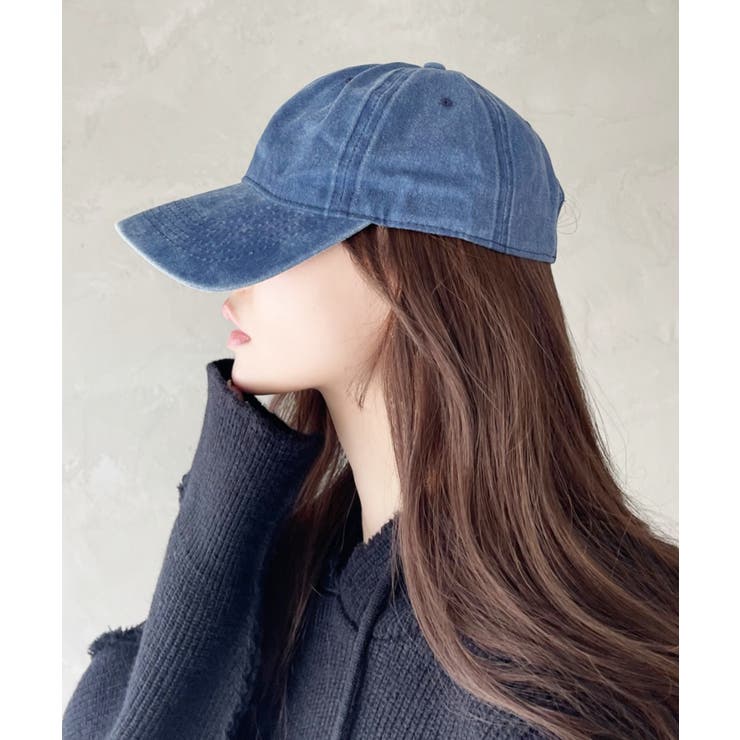 グランジ風 ウォッシュ加工 ベースボールキャップ[品番