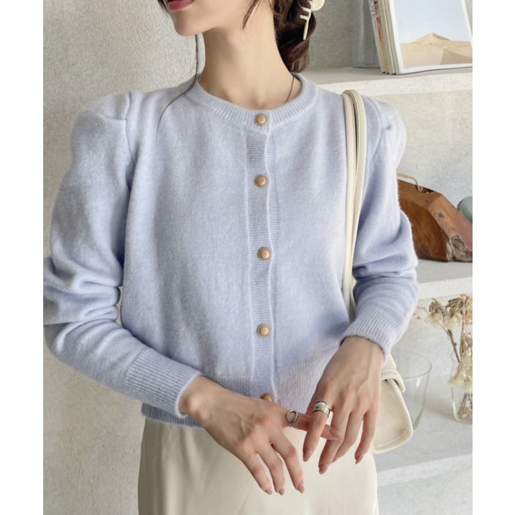 HeRIN.CYE - ショートカーディガン - Short cardigan- PINK