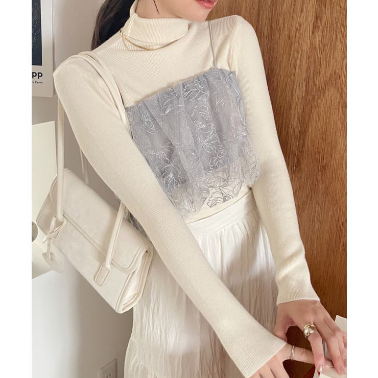 pp closet♡キャミソール タートルネックセット サイズ34 pp closet♡キャミソール タートルネックセット サイズ34