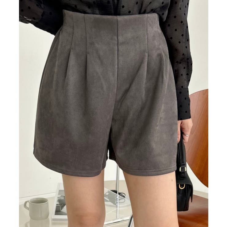 lonslan shop スウェードハーフパンツ 秘か