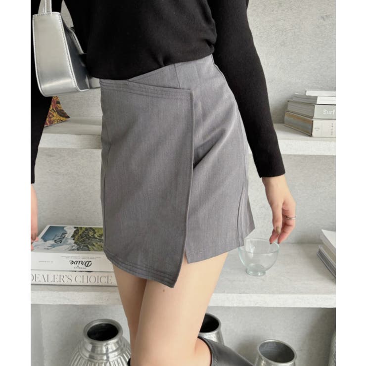 ラップデザイン ミニ キュロットパンツ [品番：ORGW0009261]｜Ada.（エイダ）のレディースファッション通販｜SHOPLIST（ショップリスト）